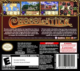 Chocolatier - Box - Back Image