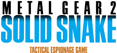 Metal Gear 2: Solid Snake - Clear Logo Image