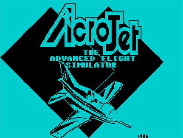 Acro Jet  - Screenshot - Game Title Image