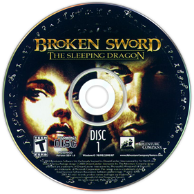 Broken Sword: The Sleeping Dragon - Disc Image