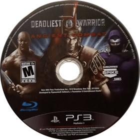 Deadliest Warrior: Ancient Combat - Disc Image