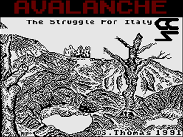 Avalanche: The Struggle for Italy - Screenshot - Game Title Image