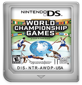World Championship Games: A Track & Field Event - Fanart - Cart - Front