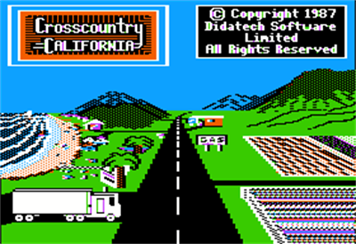 Crosscountry California - Screenshot - Game Title Image