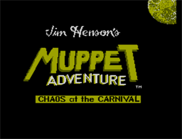 Muppet Adventure: "Chaos at the Carnival" - Screenshot - Game Title Image