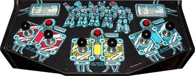 Star Guards - Arcade - Control Panel Image