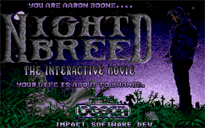 Clive Barker's Nightbreed: The Interactive Movie - Screenshot - Game Title Image