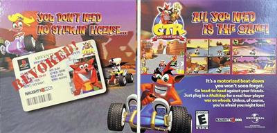 Spyro 2: Ripto's Rage and CTR: Crash Team Racing Demo Disc - Box - Back Image