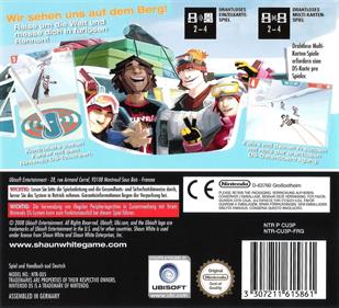 Shaun White Snowboarding - Box - Back Image