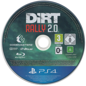 DiRT Rally 2.0 - Disc Image