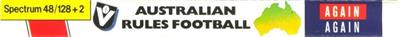 Australian Rules Football - Banner Image