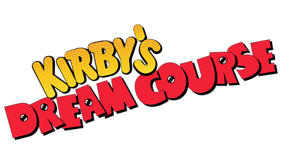 Kirby's Dream Course - Clear Logo Image