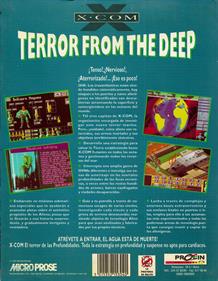 X-COM: Terror from the Deep - Box - Back Image