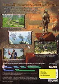 Age of Empires III: The War Chiefs - Box - Back Image