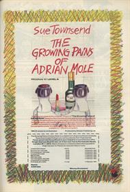 The Growing Pains of Adrian Mole - Advertisement Flyer - Front Image