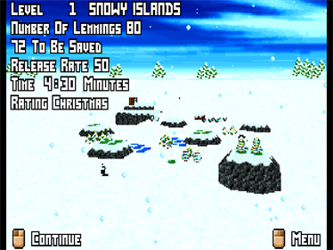 3D Lemmings Winterland - Screenshot - Gameplay Image