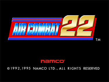 Air Combat 22 - Screenshot - Game Title Image