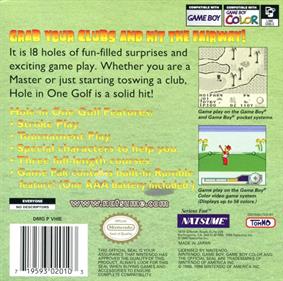 Hole in One Golf - Box - Back Image