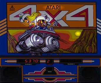 4X4 (Atari) - Arcade - Marquee Image