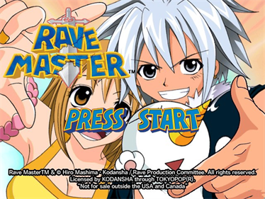 Rave Master - Screenshot - Game Title Image