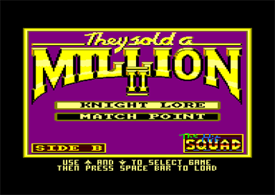 They Sold a Million II - Screenshot - Game Select Image