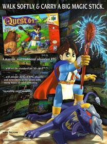 Quest 64 - Advertisement Flyer - Front Image