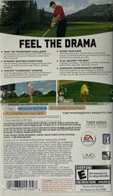 Tiger Woods PGA Tour 10 - Box - Back Image