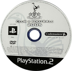 Club Football 2005: Tottenham Hotspur - Disc Image