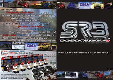 Sega Rally 3 - Advertisement Flyer - Front Image