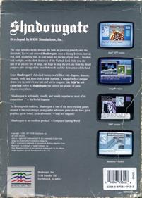 Shadowgate - Box - Back Image