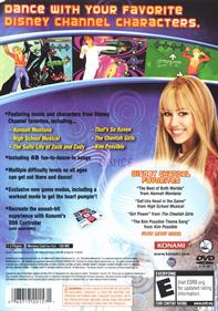Dance Dance Revolution: Disney Channel Edition - Box - Back Image