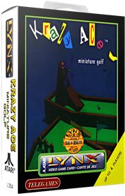Krazy Ace Miniature Golf - Box - 3D Image