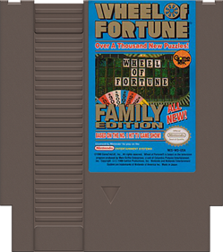 Wheel of Fortune: Family Edition - Cart - Front Image