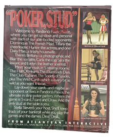 Pandora's Poker Palace - Box - Back Image