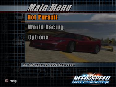 Need for Speed: Hot Pursuit 2 - Screenshot - Game Select Image