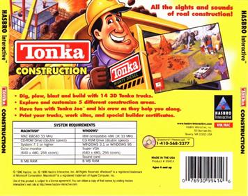 Tonka Construction - Box - Back Image