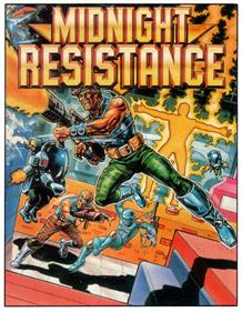 Midnight Resistance - Advertisement Flyer - Back Image