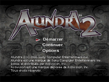 Alundra 2: A New Legend Begins - Screenshot - Game Title Image