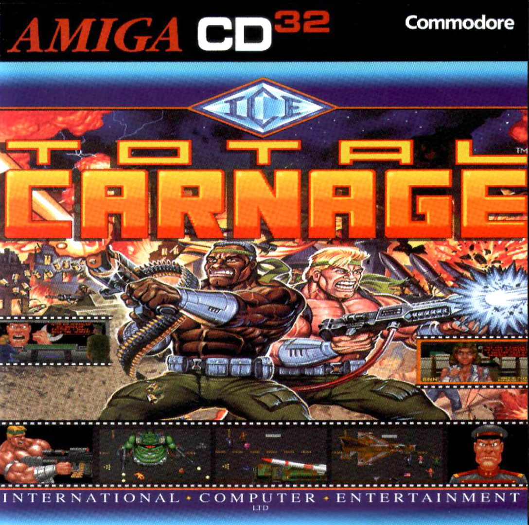 Total carnage. Commodore amiga cd32 игры. Amiga cd32 игры. Игры на 32. Total Carnage игра.