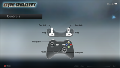 MicroBot - Arcade - Controls Information Image