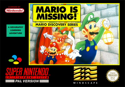 Mario is Missing! - Box - Front Image