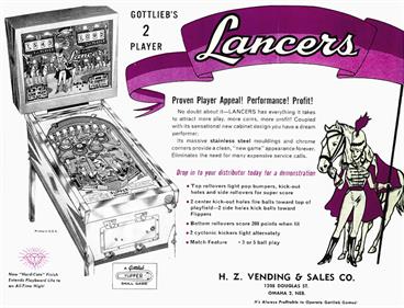 Lancers - Advertisement Flyer - Front Image