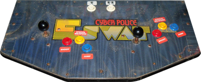 ESWAT: City under Siege - Arcade - Control Panel Image