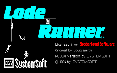 Lode Runner - Screenshot - Game Title Image