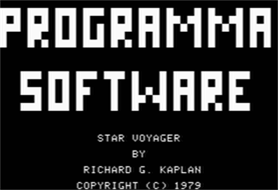 Star Voyager - Screenshot - Game Title Image