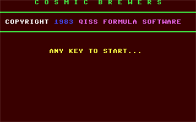 Cosmic Brewers - Screenshot - Game Title Image