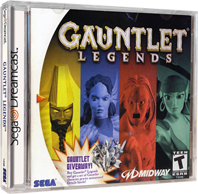 Gauntlet Legends - Box - 3D Image