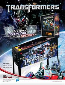 Transformers - Advertisement Flyer - Front Image