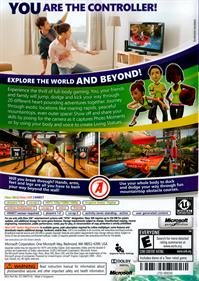 Kinect Adventures! - Box - Back Image