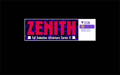 Zenith - Screenshot - Game Select Image